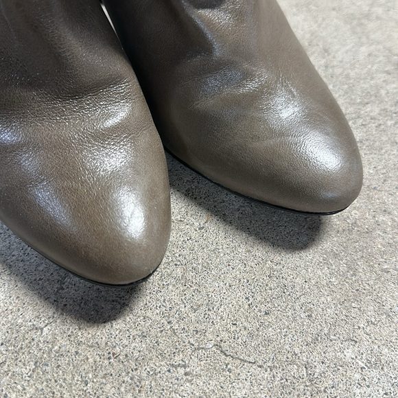 Aldo Matsushima Grey Knee Boots Heels Size 6.5 PreOwned - Picture 3 of 8